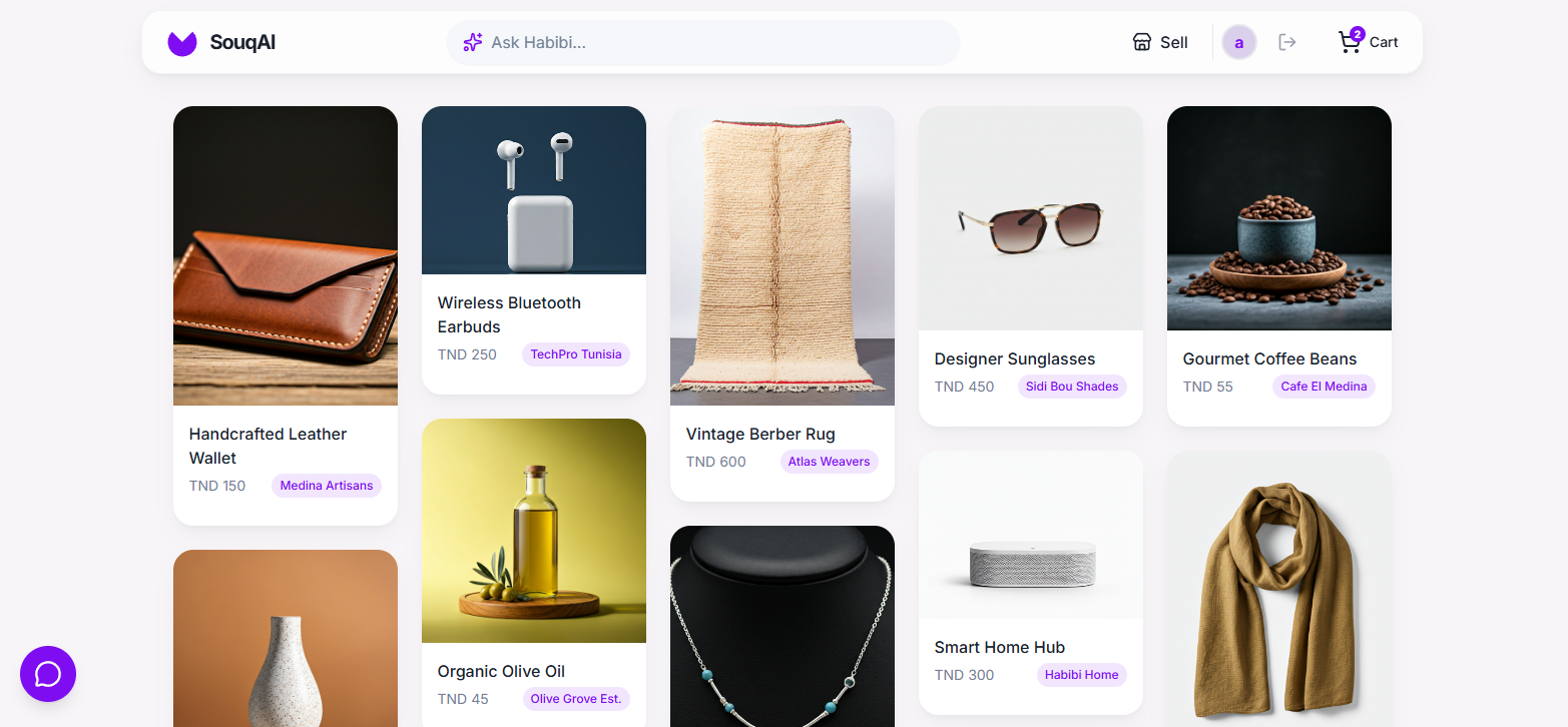 SouqAI - AI-Powered E-Commerce Platform
