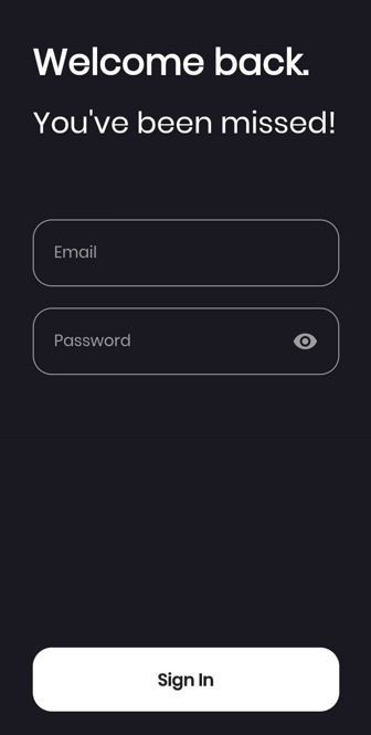 Mobile app screen 2