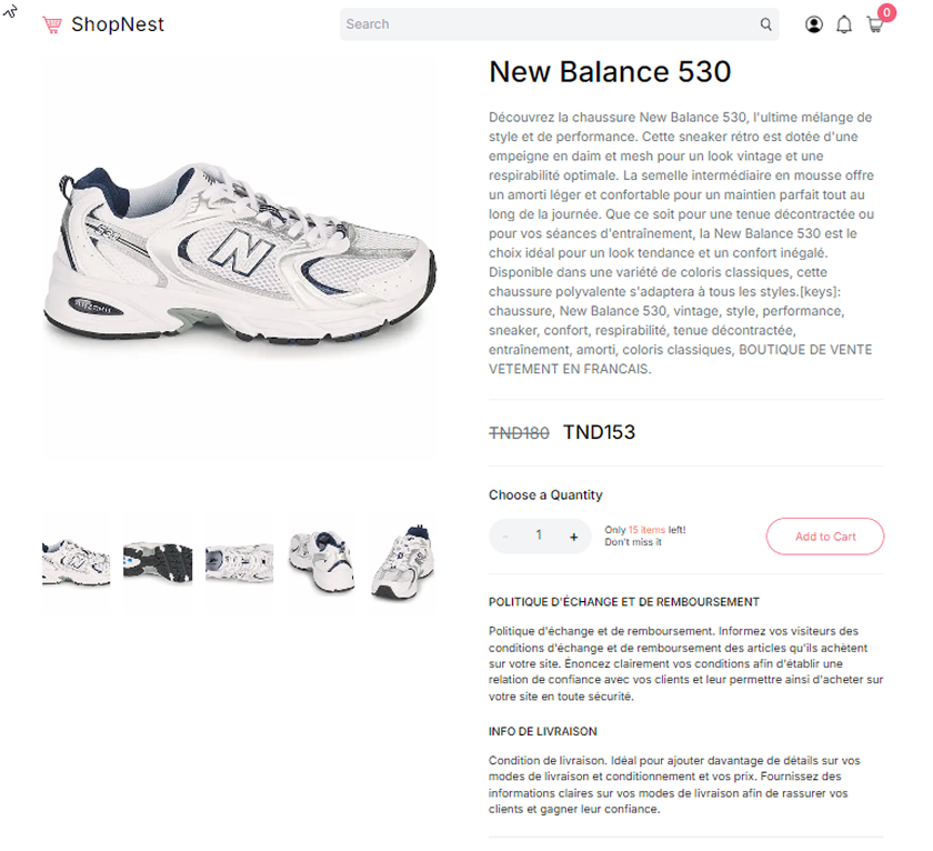 ShopNest Overview